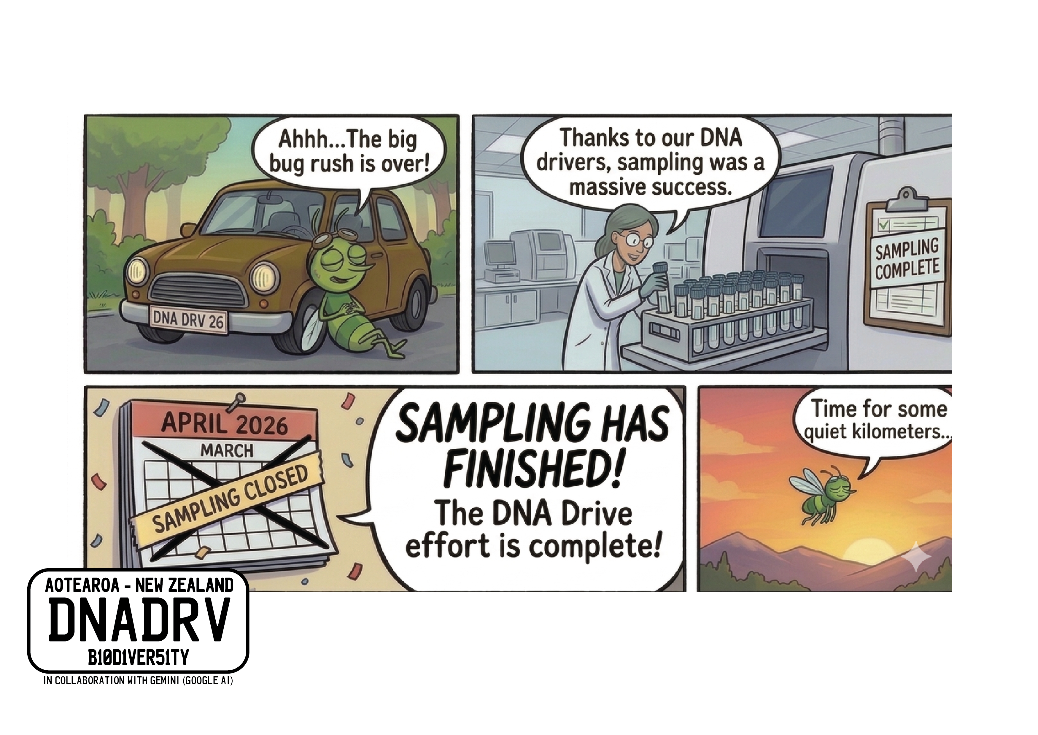 DNADRV insect cartoon